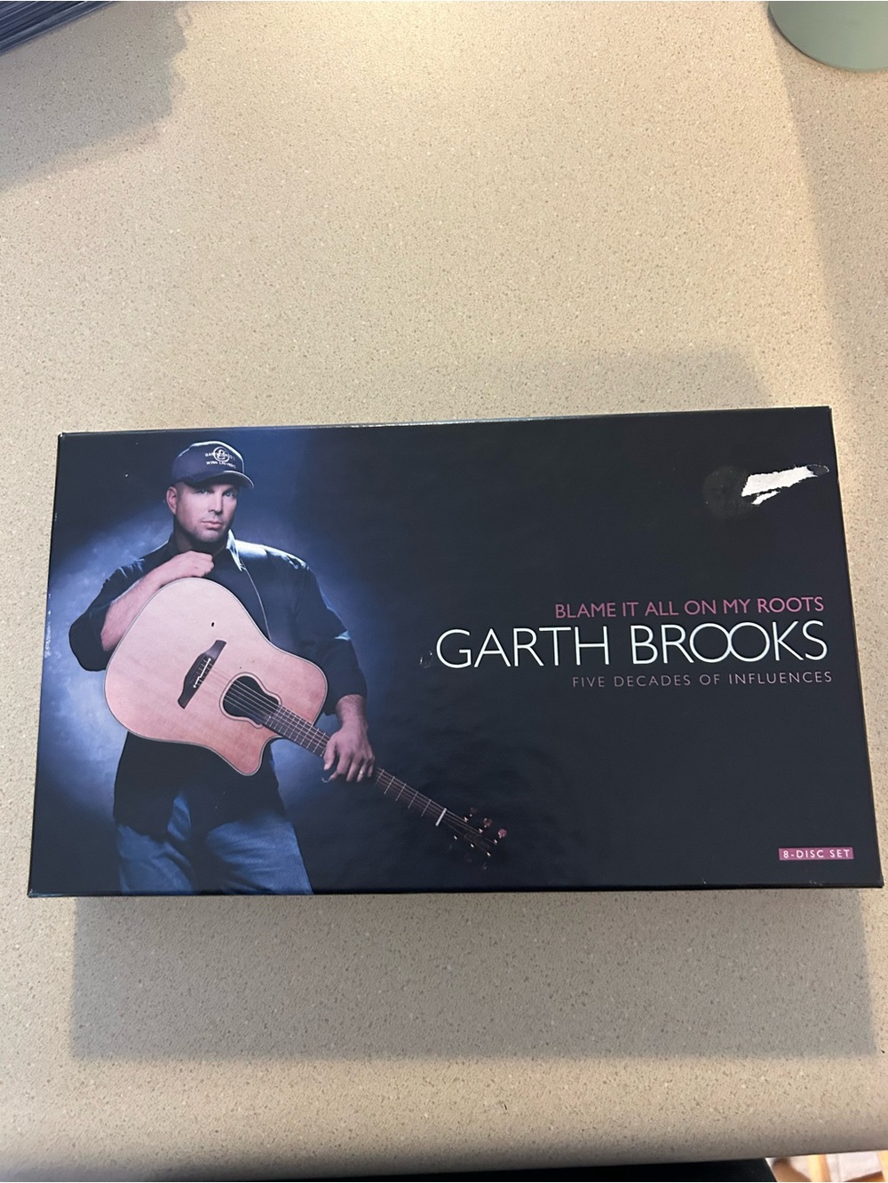 Brooks Black and Blue 'Garth Brooks' Coffee Table Book Box Set